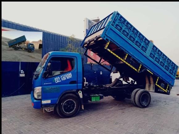 Fleet of transport trucks available for long term hire in Dubai industrial zone